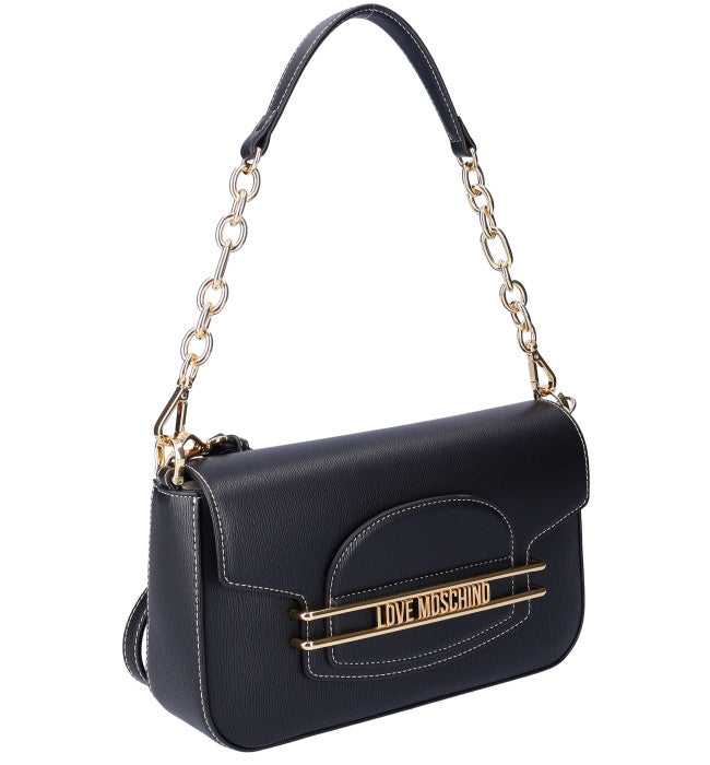 Borsa Love Moschino JC4345 Tracolla Logo Banda metallo dorato