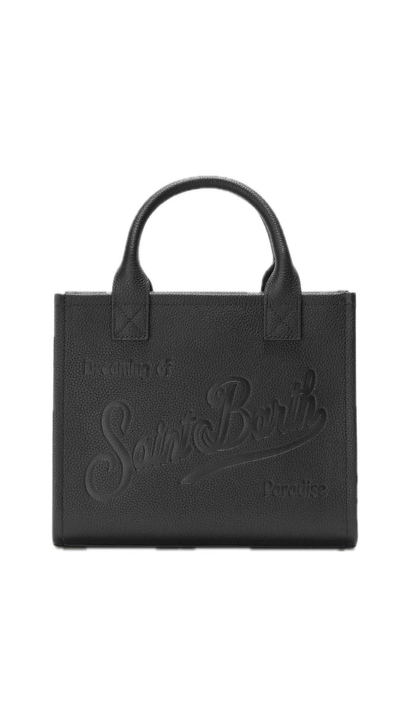 Borsa Saint Barth VANMD001 005321 a spalla Vanity Bag Midi in pelle martellata