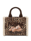 Borsa Pashbag 20127 Mini Marge vixen Leopard ecofur