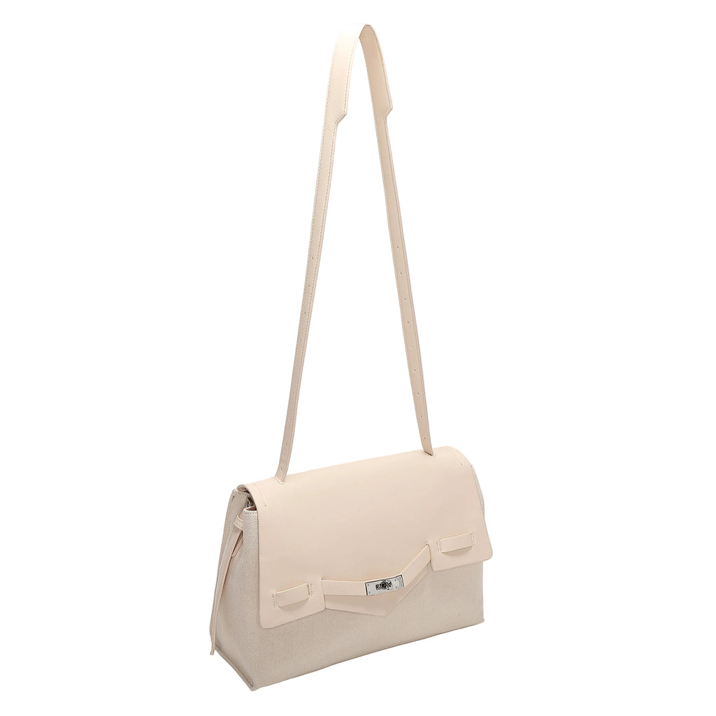 Borsa Mimì Muà Bauletto Big A Spalla Con Patta E Canvas H201403