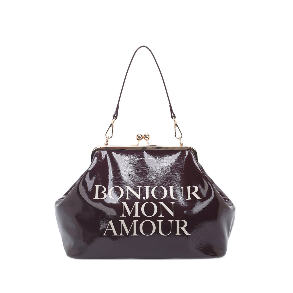 Borsa Lepandorine PF2629B72 a spalla Nizza in vernice