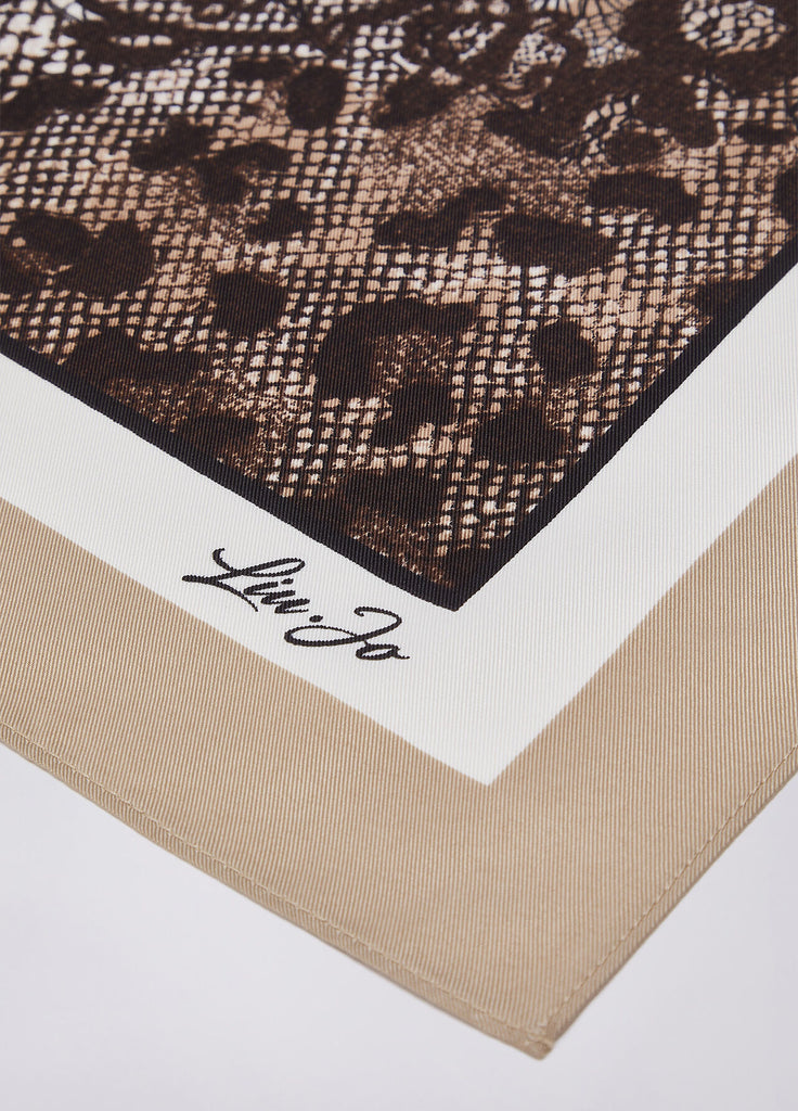 Foulard Liu-Jo 2F6059 20703  pizzo animalier