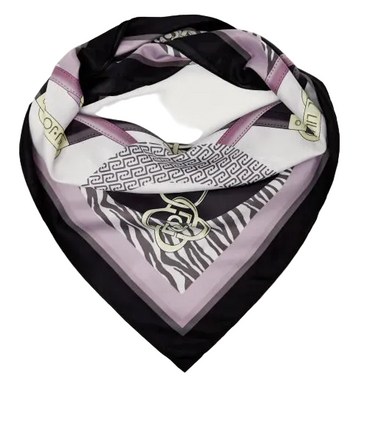Foulard Liu-Jo 2F6059 L9529 logo animalier melanzana