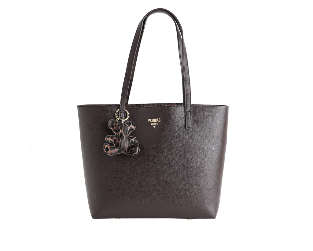 Borsa Pash Bag Shopper Kate con orsetto animalier