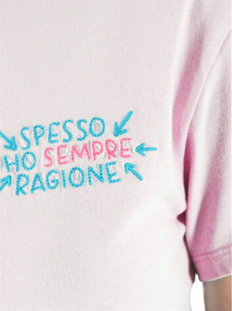 T-shirt Emilie in cotone con ricamo Spesso Ho Sempre Ragione