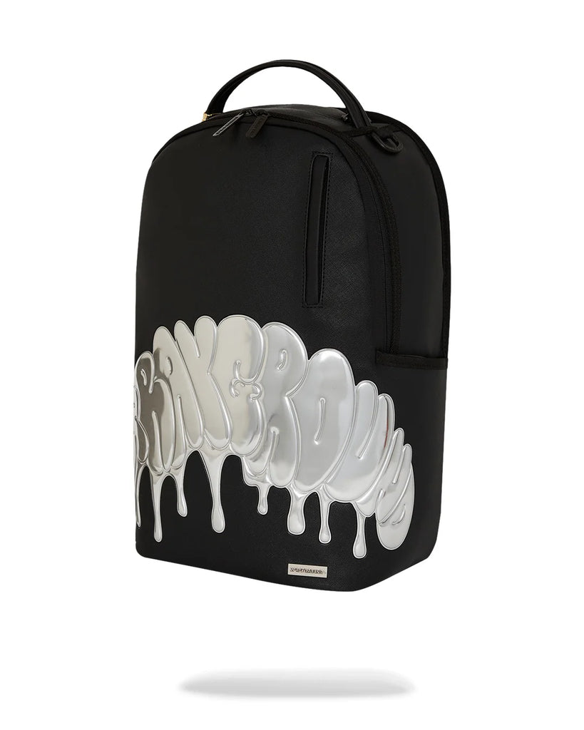 ZAINO SPRAYGROUND ART7745 METALLIC DRIP SHARK BUBBLE LETTERS DLX BACKPACK