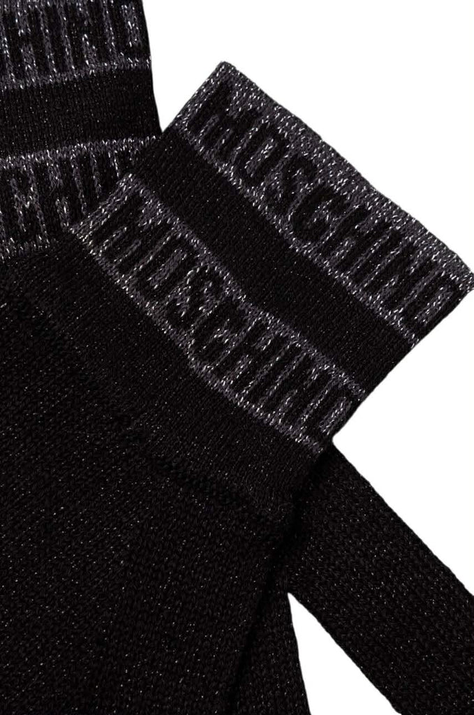 Guanti Moschino 65215 bordo all over in lurex