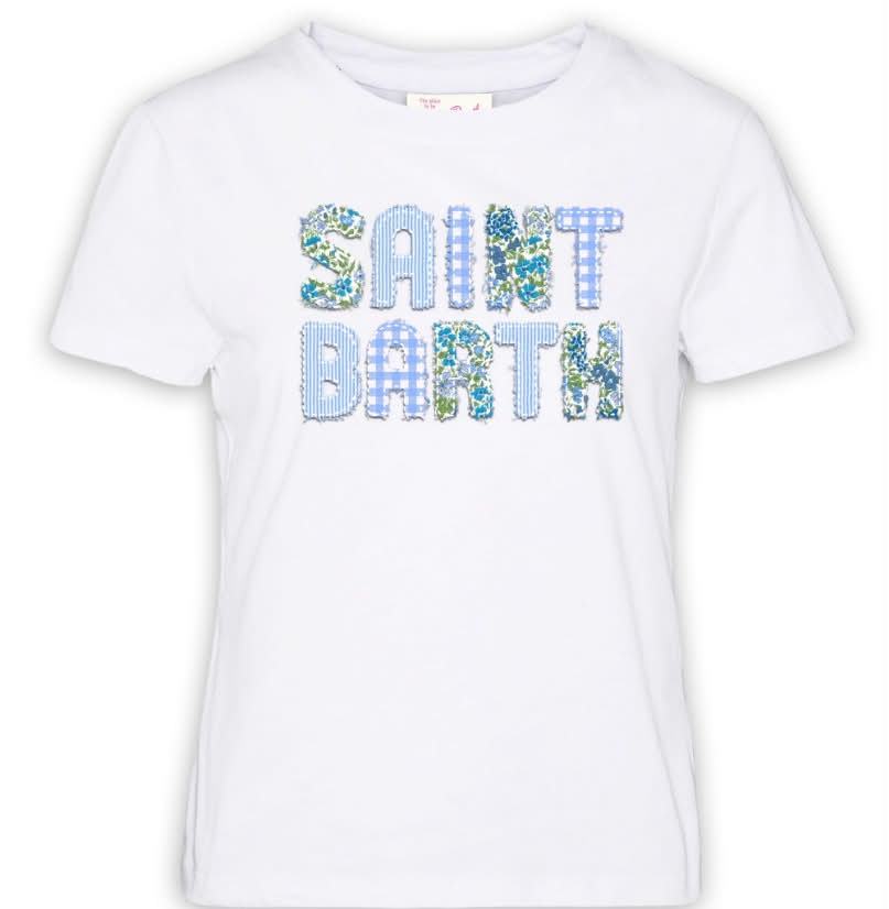 T-Shirt Saint Barth Emilie Patchwork A Contrasto