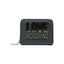 Portafoglio Love Moschino JC5732  zip around logo silver sfumato nero