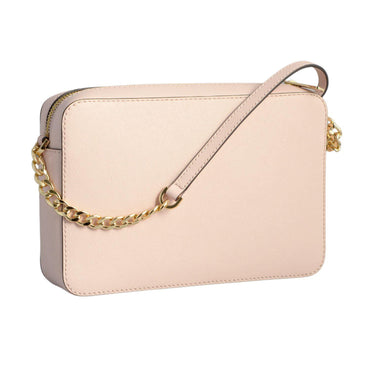 Borsa Michael Kors Jet Set Item Powder Blush LG EW Crossbody Leather