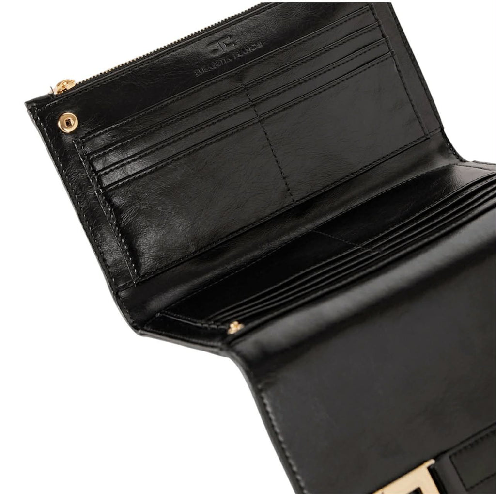 Portafoglio Pochette Elisabetta Franchi PF65A61E2 con dettagli logo