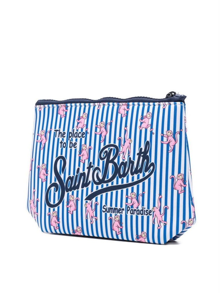 Pochette Saint Barth Animal Stripes