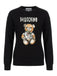 Felpa Moschino Con Orsetto Fiocco Italia E Logo EV1712