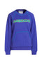 Felpa Moschino Logo Giallo Blu ET1713