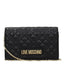 Borsa Love Moschino JC4079 Pochette matelasse con catena Gold