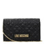 Borsa Love Moschino JC4079 Pochette matelasse con catena Gold