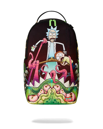 ZAINO SPRAYGROUND ART7185 RICK AND MORTY DLXR ALIEN MOUTH DLXR BACKPACK