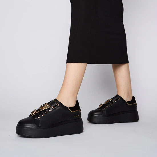 Sneaker Tosca Blu SF2502S023 Dazzling con farfalle gioiello colore nero