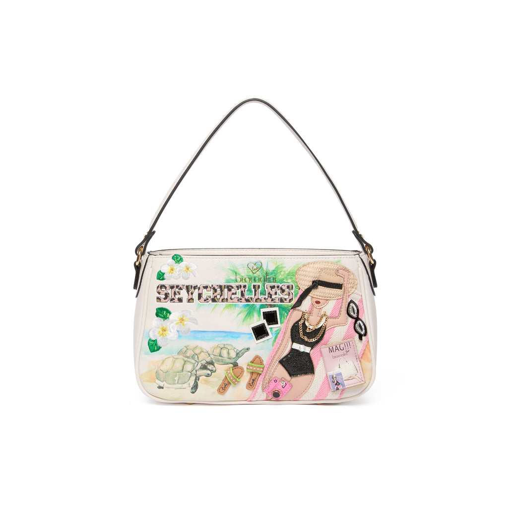 Borsa Braccialini B18163 Cartoline Seychelles