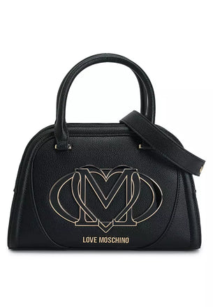 Borsa Love Moschino JC4006 Bauletto logo smaltato nero