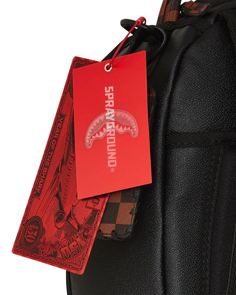 ZAIN0 SPRAYGROUND ART7666 DOSE OF CHECK DEUX DLXS BACKPACK