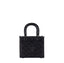 Borsa Elisabetta Franchi BS29A46E2 a mano piccola con logo embossed nera