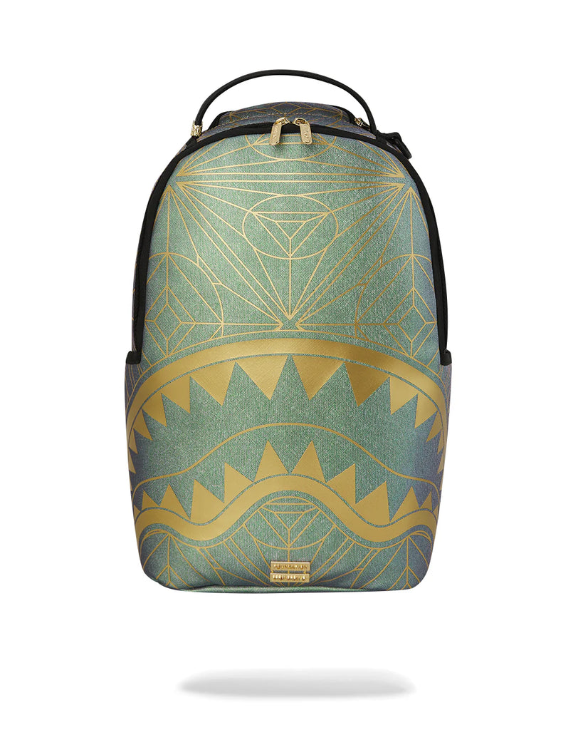 ZAINO SPRAYGROUND 8420 FOUNDATION CRYSTAL IRIDESCENT SHARK BACKPACK