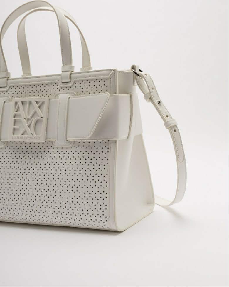Borse Armani Exchange XW000920 AF22626 Tote big traforata