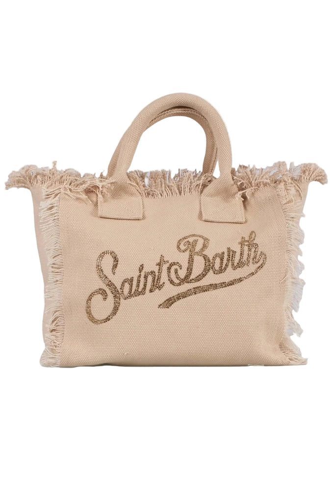 Borsa Saint Barth Colette Beige Con Strass COL0001 00267L