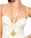 Collana Elisabetta Franchi CO41B67E2 lunga con medaglione