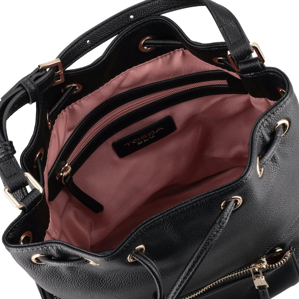 Borsa Tosca blu TF26GB171 Secchiello Tokyo con tasche e coulisse