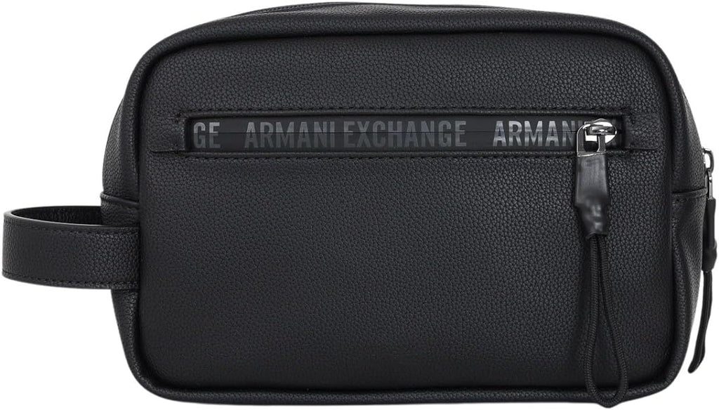 Pochette Armani Exchange art 958516 3F876 nera con polsino
