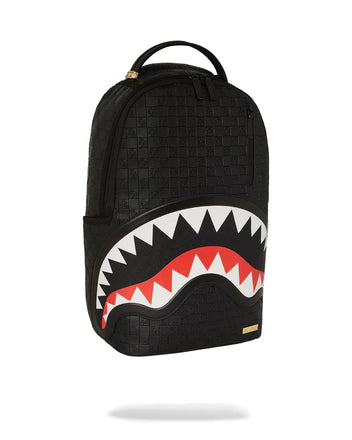 ZAINO SPRAYGROUND ART7531 BLACK OUT SHARKS IN PARIS DLXSV BACKPACK