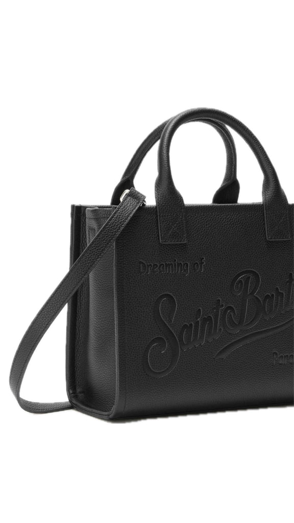 Borsa Saint Barth VANMD001 005321 a spalla Vanity Bag Midi in pelle martellata