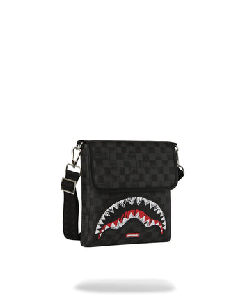 TRACOLLA SPRAYGROUND 8228 SCRIBBLE SHARK MESSENGER BAG