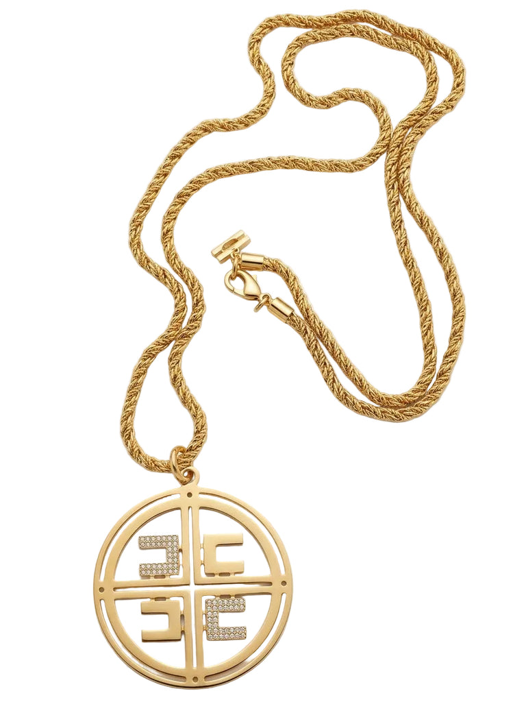Collana Elisabetta Franchi CO41B67E2 lunga con medaglione