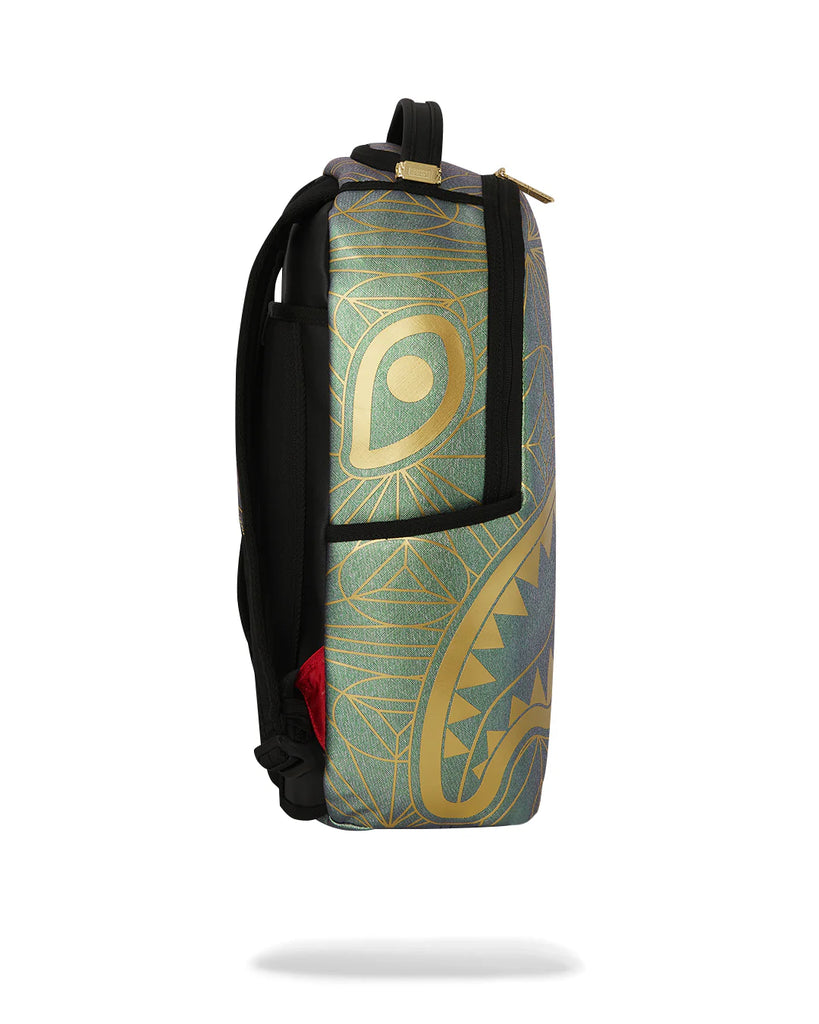 ZAINO SPRAYGROUND 8420 FOUNDATION CRYSTAL IRIDESCENT SHARK BACKPACK