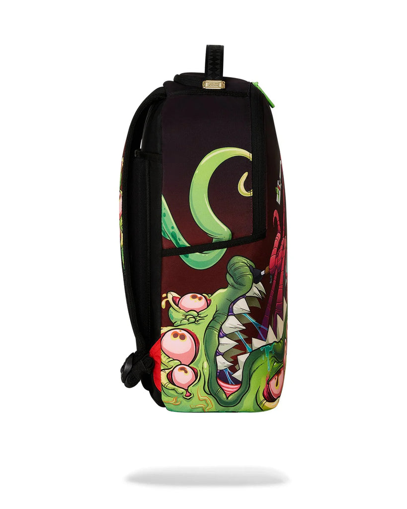 ZAINO SPRAYGROUND ART7185 RICK AND MORTY DLXR ALIEN MOUTH DLXR BACKPACK