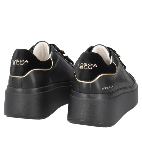 Sneaker Tosca Blu SF2502S023 Dazzling con farfalle gioiello colore nero