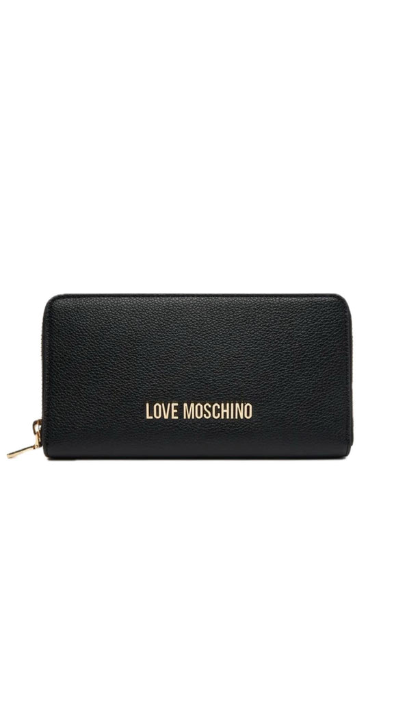 Portafoglio Love Moschino JC5700 Zip Around logo piccolo