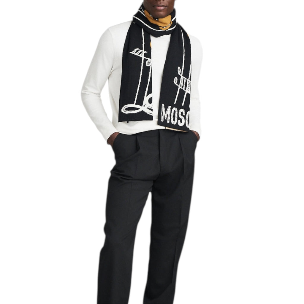 Sciarpa Moschino 30832 M3318 Teddy Music
