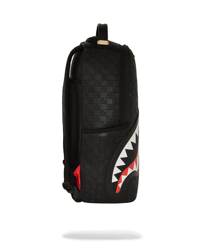 ZAINO SPRAYGROUND ART7531 BLACK OUT SHARKS IN PARIS DLXSV BACKPACK