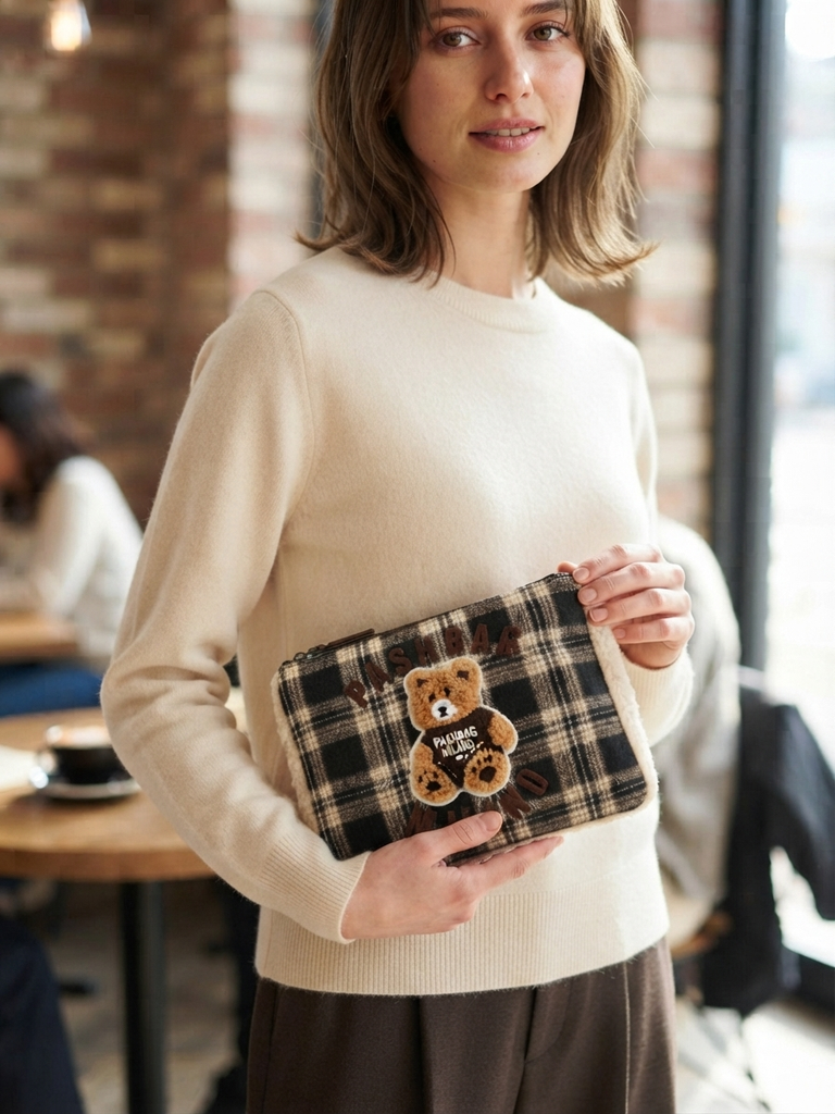 Borsa Pashbag 20463 pochette con tracolla Sophie shepherd court black