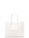 Borsa Elisabetta Franchi BS82A52E2 Tote grande in rafia jacquard
