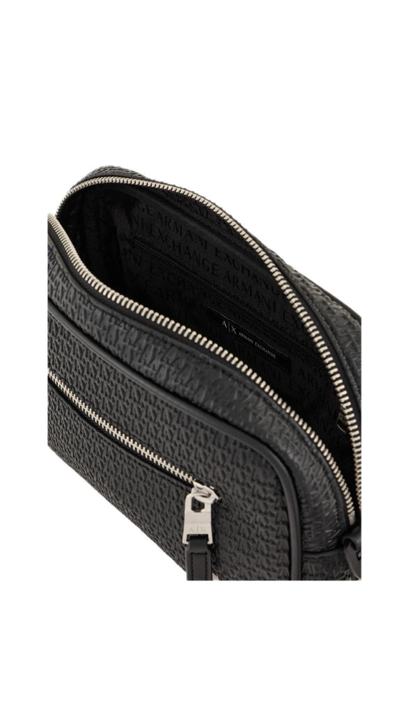 Pochette Armani Exchange AF11928 Uomo logo Nero
