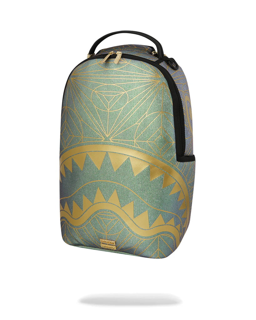 ZAINO SPRAYGROUND 8420 FOUNDATION CRYSTAL IRIDESCENT SHARK BACKPACK