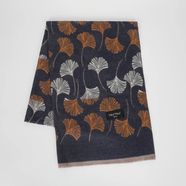 Sciarpa Mimi-Mua 9259 con foglie Ginko