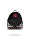 ZAINO SPRAYGROUND 8291 CREAM AND BROWN TEAR CHECK SAVAGE BACKPACK
