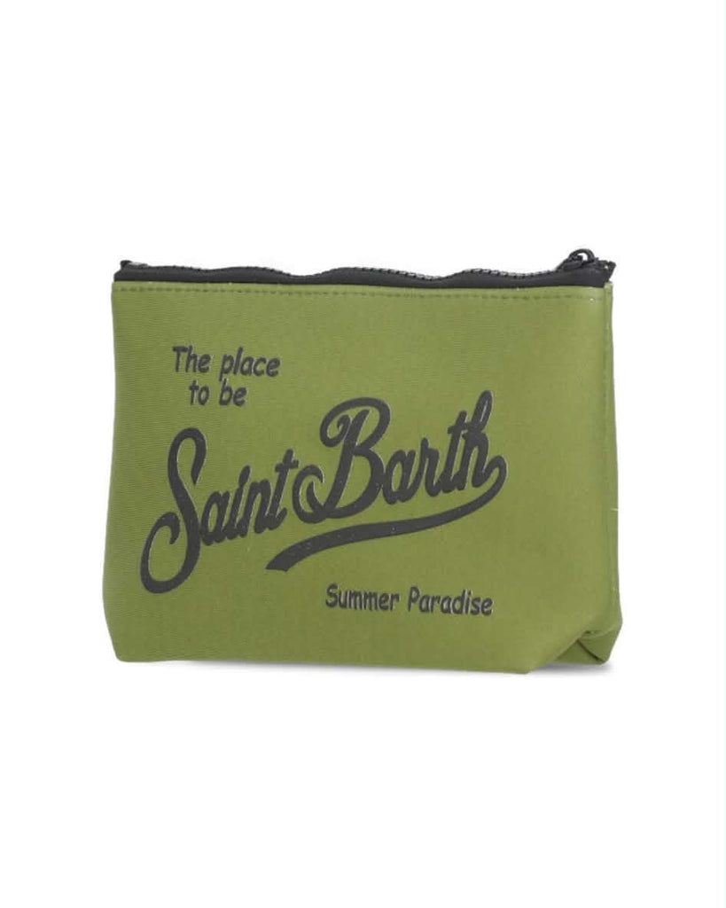 Pochette Saint Barth Aline Logo In Rilievo