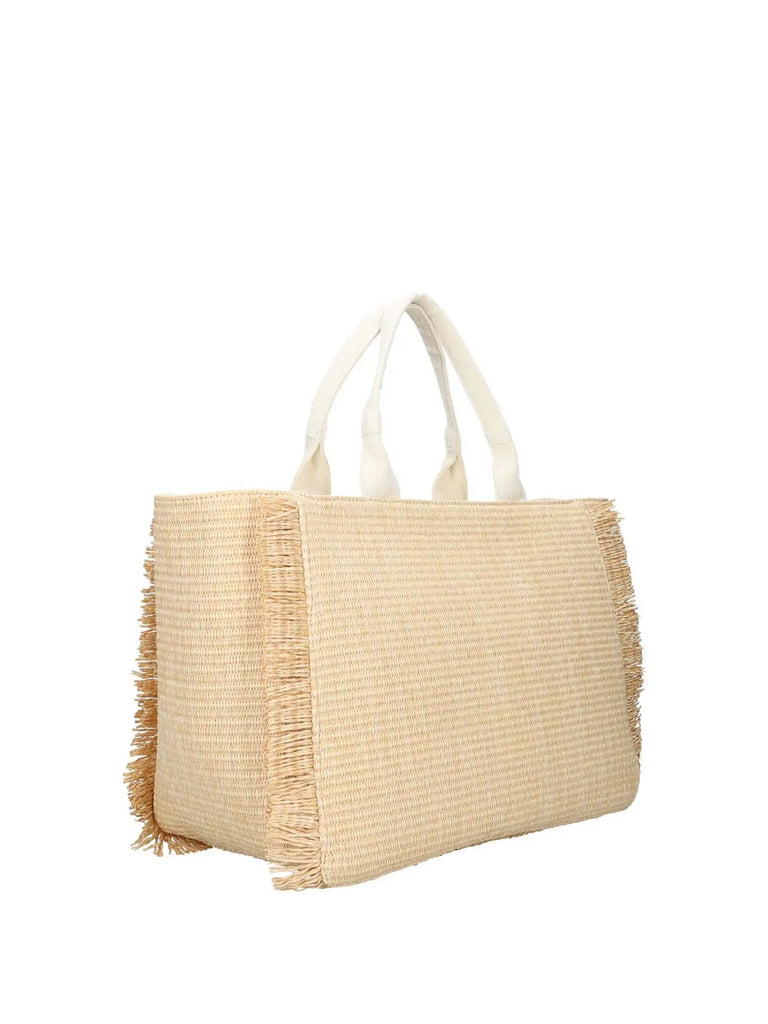 Borsa Pashbag Tote Birdie 17537 in rafia